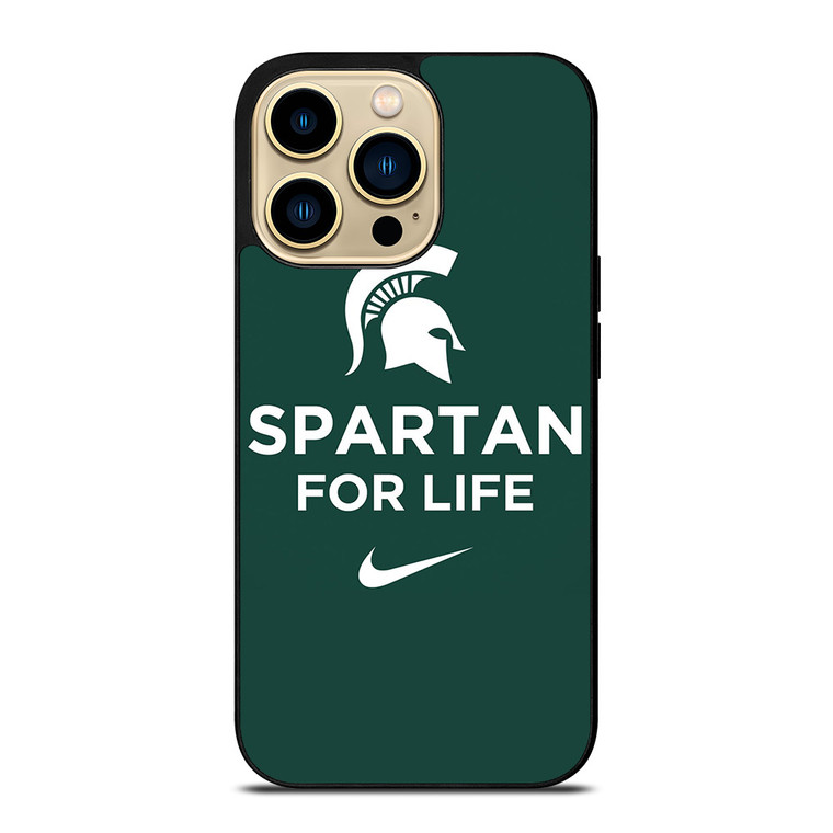 MICHIGAN STATE SPARTAN FOR LIFE iPhone 14 Pro Max Case Cover