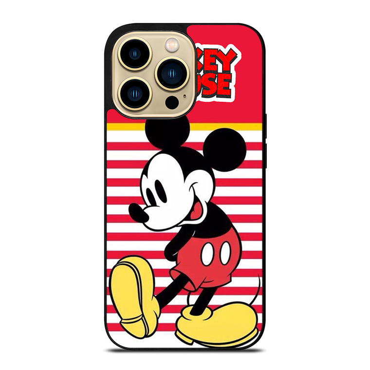 MICKEY MOUSE STRIPE DISNEY iPhone 14 Pro Max Case Cover