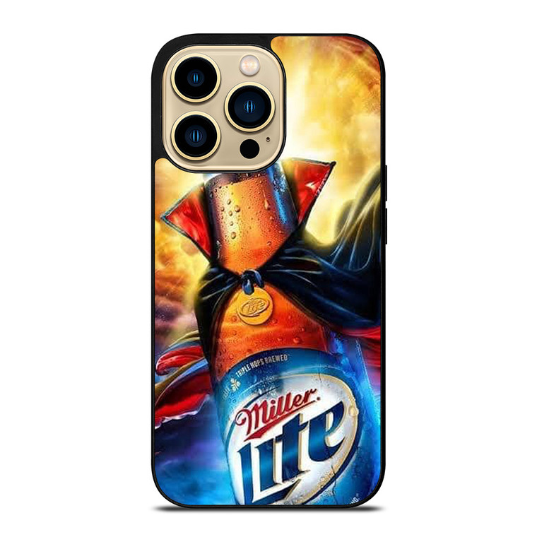 MILLER LITE BEER BOTTLE iPhone 14 Pro Max Case Cover