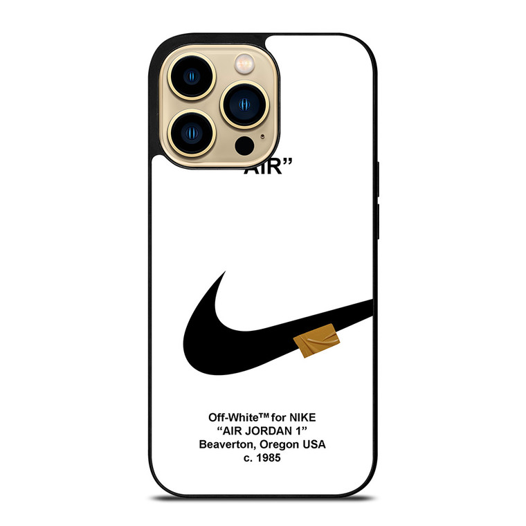 NIKE AIR JORDAN 1 OFF WHITE iPhone 14 Pro Max Case Cover