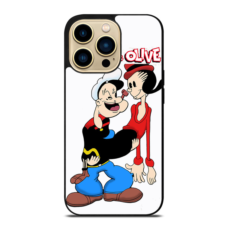 POPEYE AND OLIVE In Love iPhone 14 Pro Max Case Cover