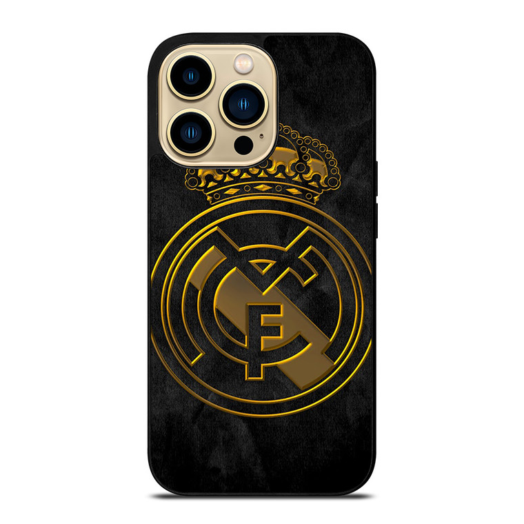 REAL MADRID GOLD iPhone 14 Pro Max Case Cover