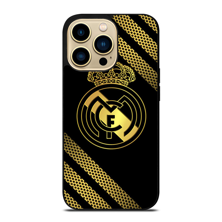 REAL MADRID GOLD NEW iPhone 14 Pro Max Case Cover