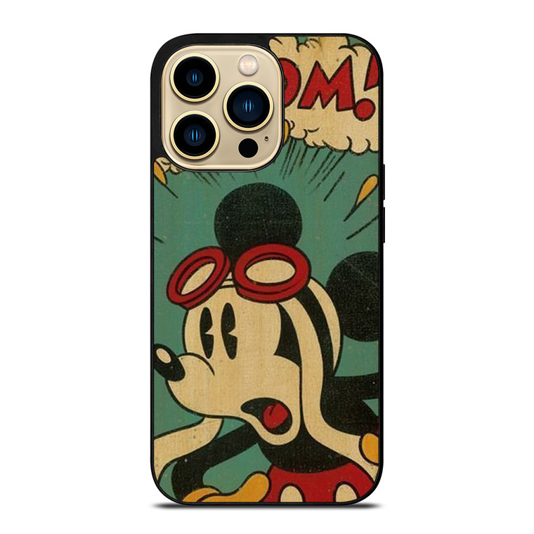 RETRO MICKEY MOUSE DISNEY BOOM iPhone 14 Pro Max Case Cover