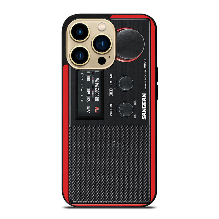 SANGEAN RED RADIO iPhone 14 Pro Max Case Cover