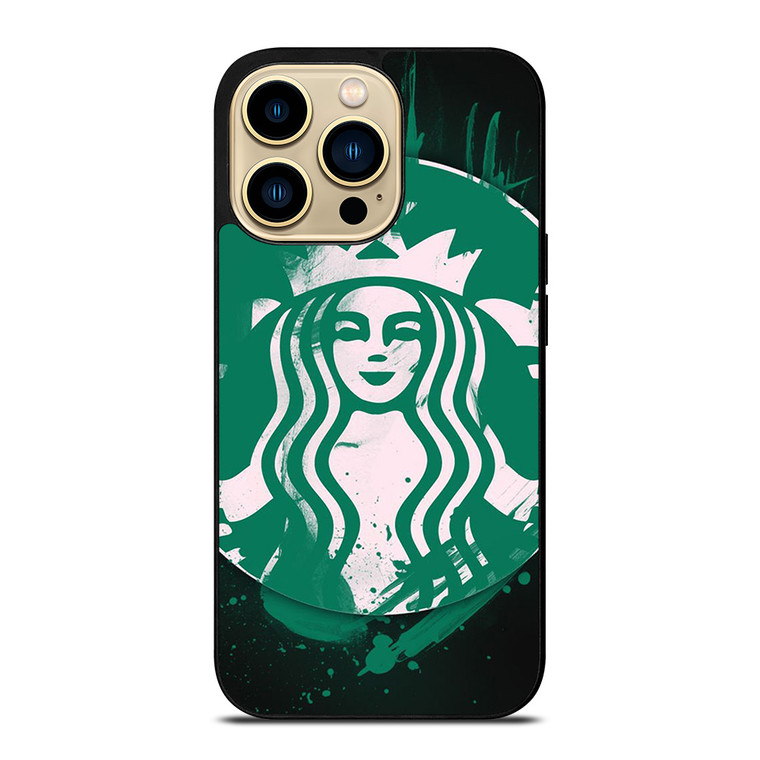 STARBUCKS COFFEE LOGO ART iPhone 14 Pro Max Case Cover