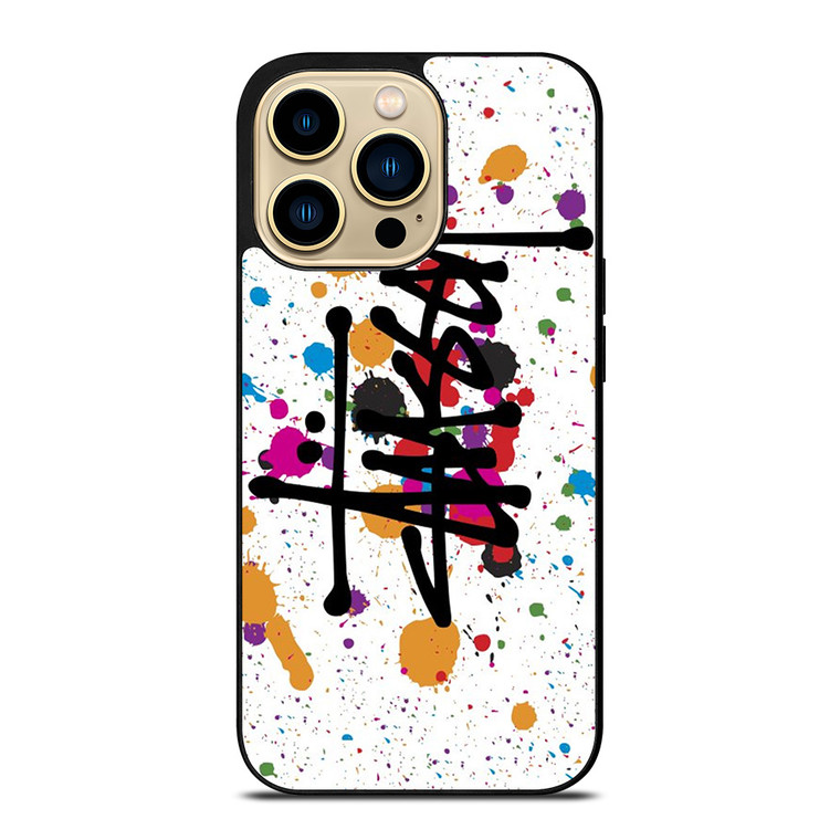 STUSSY ART LOGO iPhone 14 Pro Max Case Cover