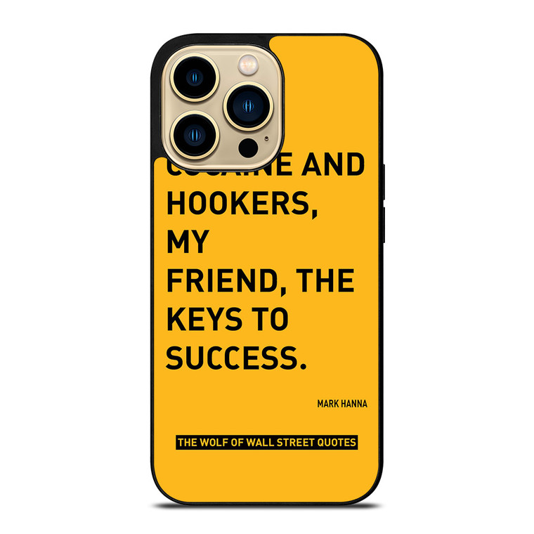 THE WOLF OF WALL STREET QUOTES iPhone 14 Pro Max Case Cover