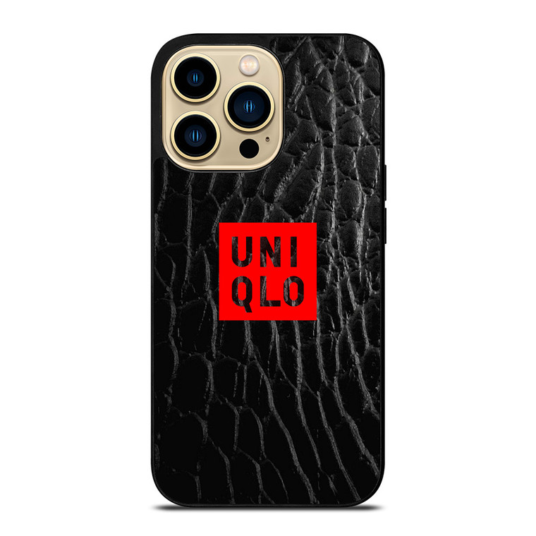 UNIQLO LOGO SNAKE SKIN iPhone 14 Pro Max Case Cover