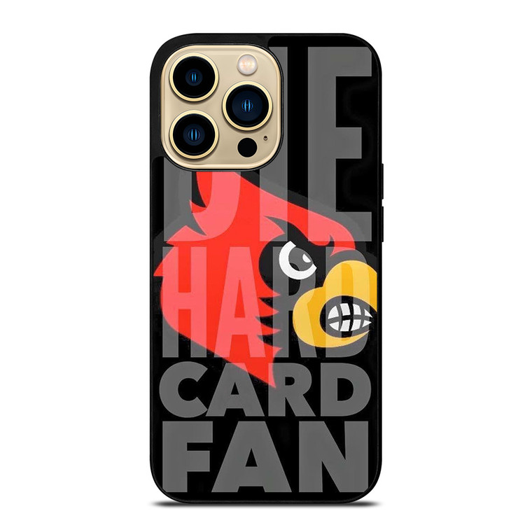 UNIVERSITY OF LOUISVILLE CARDINALS FAN iPhone 14 Pro Max Case Cover