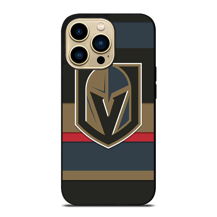 VEGAS GOLDEN KNIGHTS STRIPE iPhone 14 Pro Max Case Cover