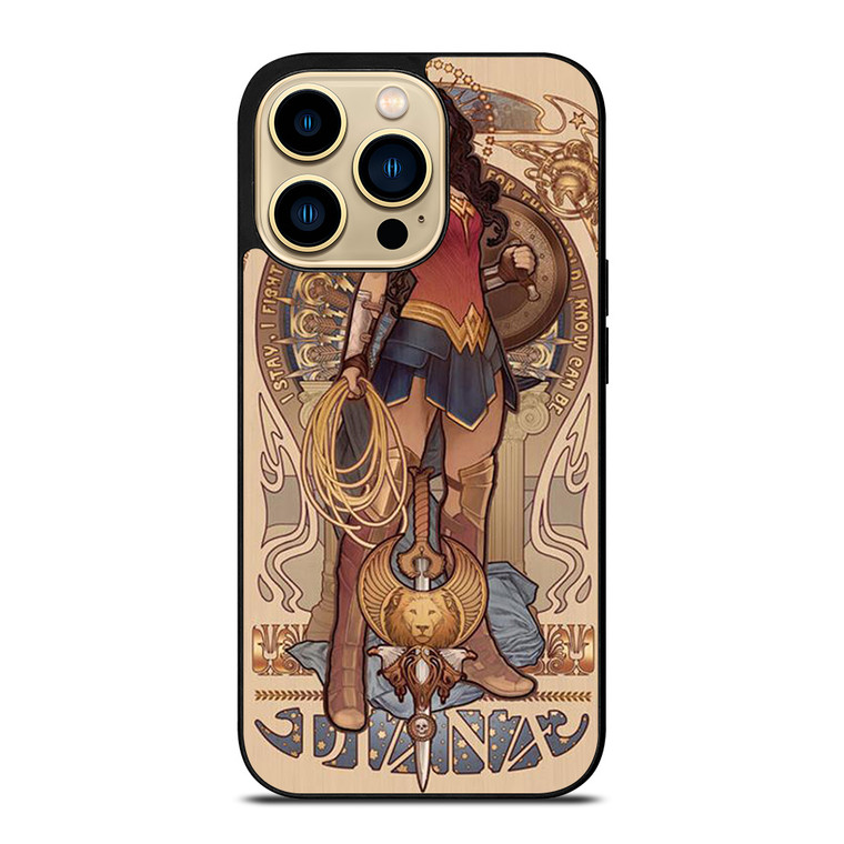 WONDER WOMAN DIANA ART iPhone 14 Pro Max Case Cover