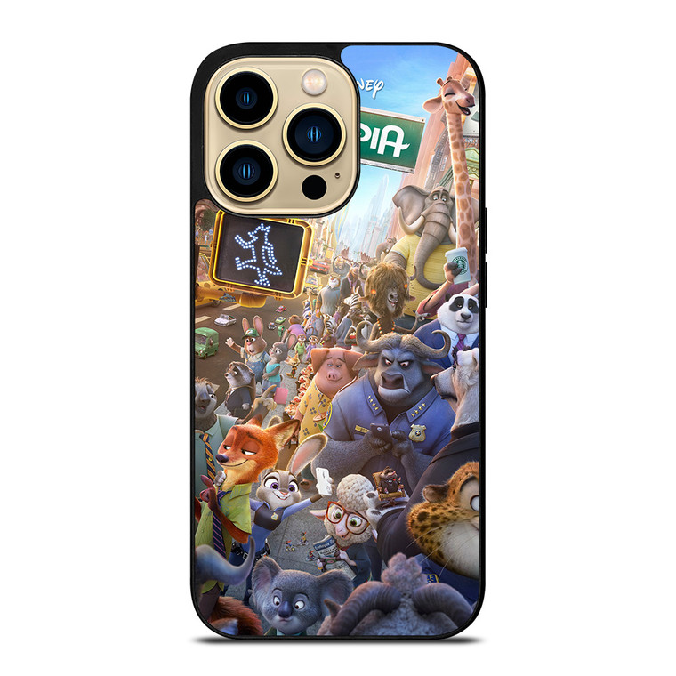 ZOOTOPIA CHARACTERS Disney iPhone 14 Pro Max Case Cover