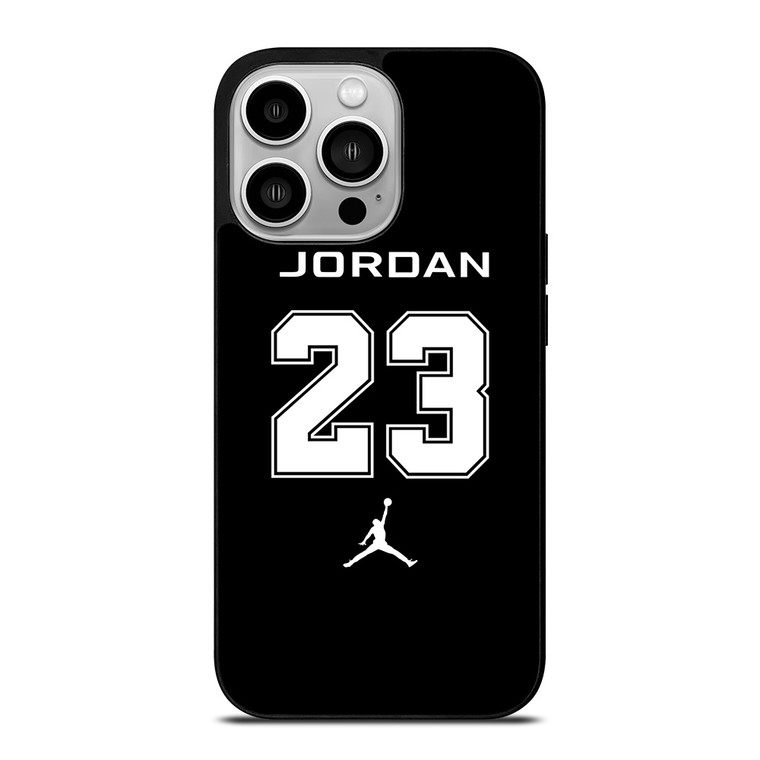 AIR JORDAN 23 BLACK LOGO iPhone 14 Pro Case Cover