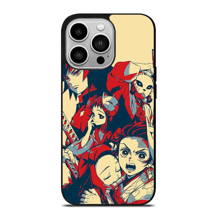 DEMON SLAYER ANIME CHARACTER iPhone 14 Pro Case Cover