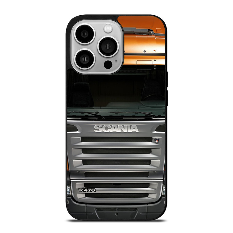 SCANIA TRUCK ORANGE iPhone 14 Pro Case Cover