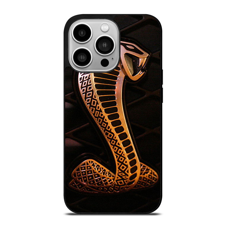 SHELBY COBRA FORD GOLD LOGO iPhone 14 Pro Case Cover