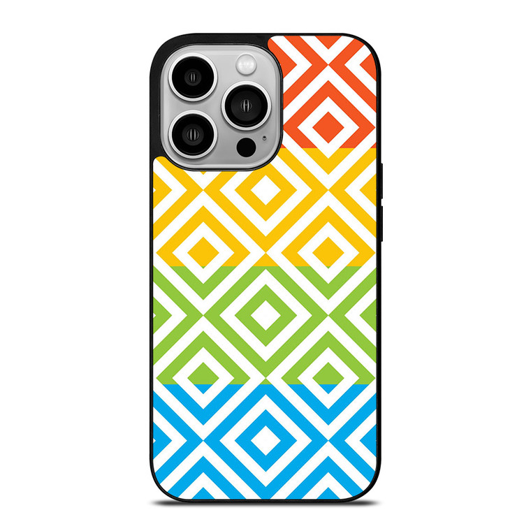 SQUARE PATTERN iPhone 14 Pro Case Cover