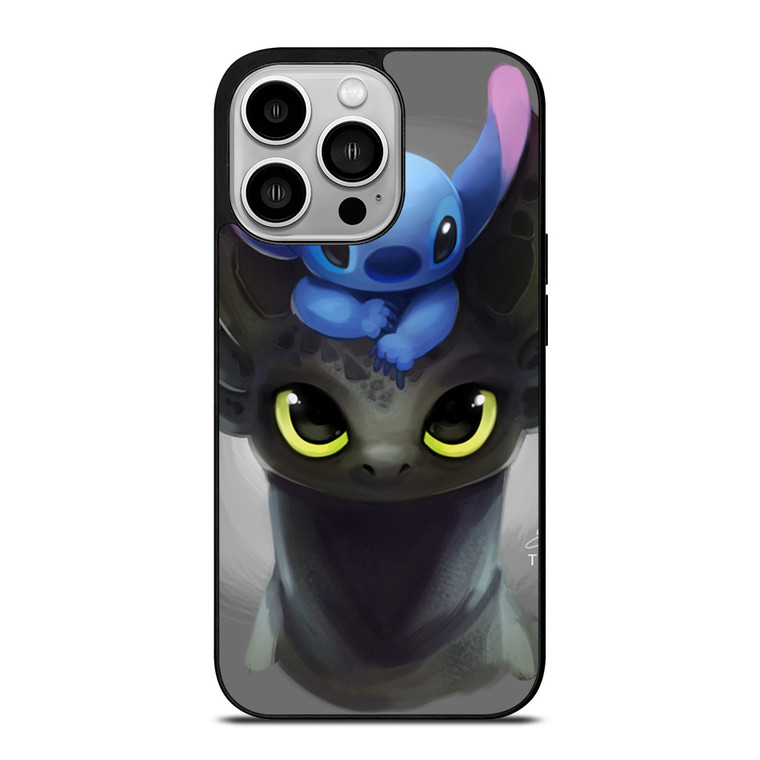 TOOTHLESS AND STITCH iPhone 14 Pro Case Cover