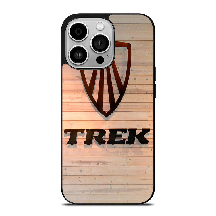 TREK BIKE WOODEN LOGO iPhone 14 Pro Case Cover