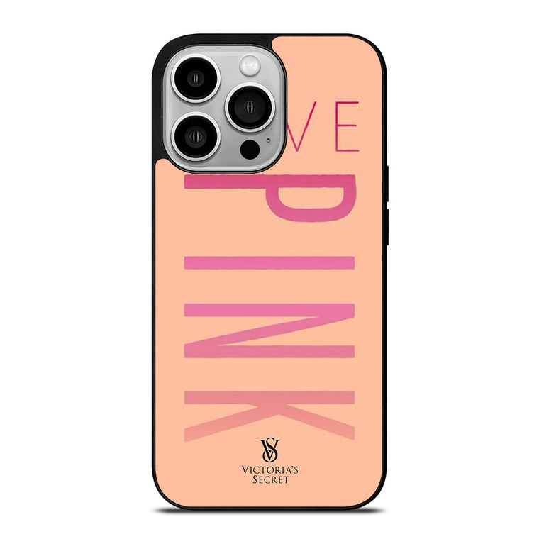 VICTORIA S SECRET LOVE PINK iPhone 14 Pro Case Cover