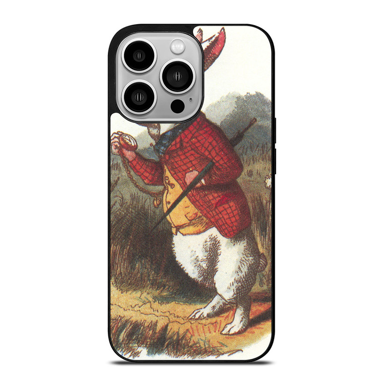 WHITE RABBIT ALICE IN WONDERLAND Disney iPhone 14 Pro Case Cover