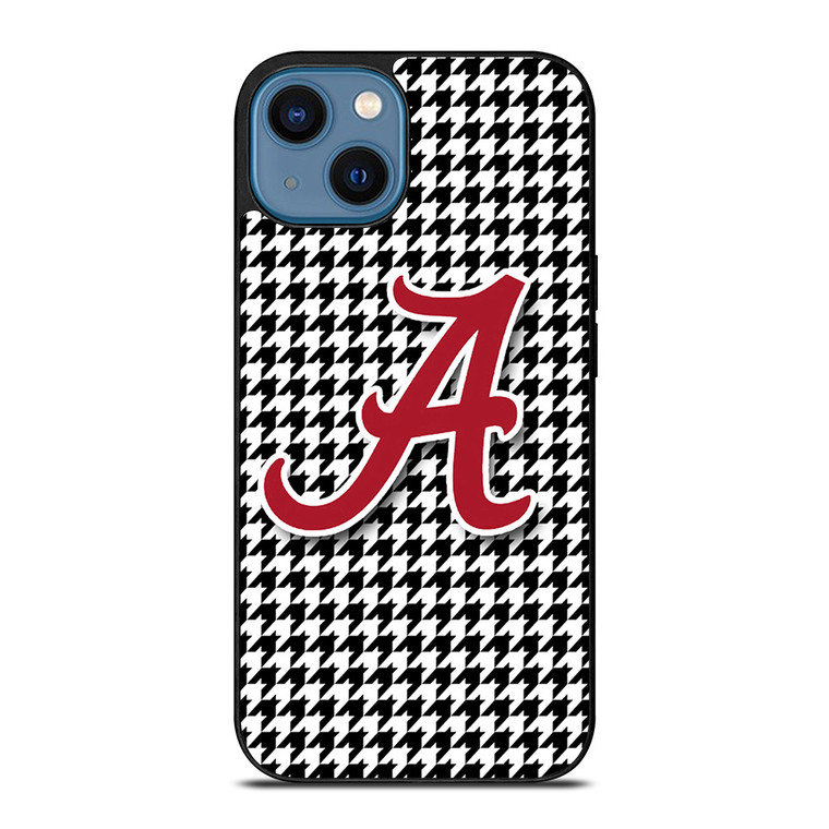 ALABAMA HOUNDSTOOTH CRIMSON TIDE iPhone 14 Case Cover