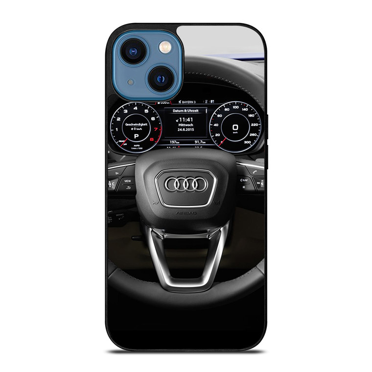 AUDI STEERING SPEEDOMETER iPhone 14 Case Cover