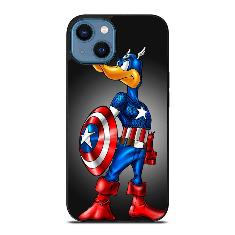 CAPTAIN AMERICA DAFFY DUCK iPhone 14 Case Cover