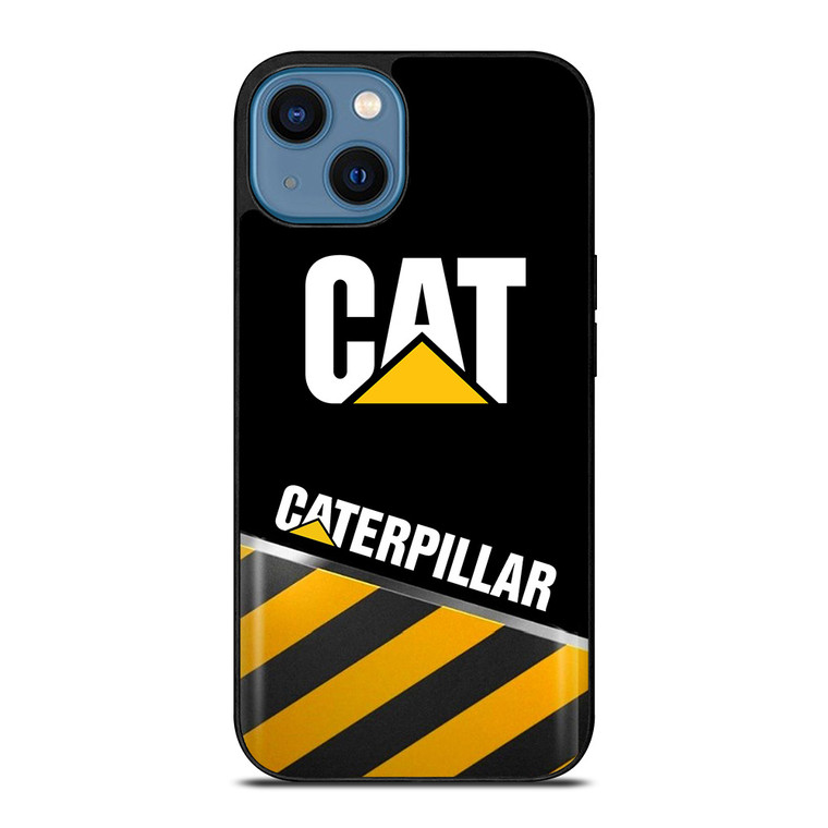 CAT CATERPILLAR STRIPE LOGO iPhone 14 Case Cover