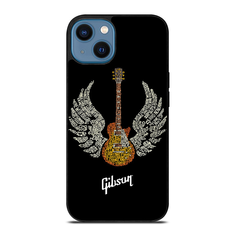 GIBSON GUITAR ART iPhone 14 Case Cover