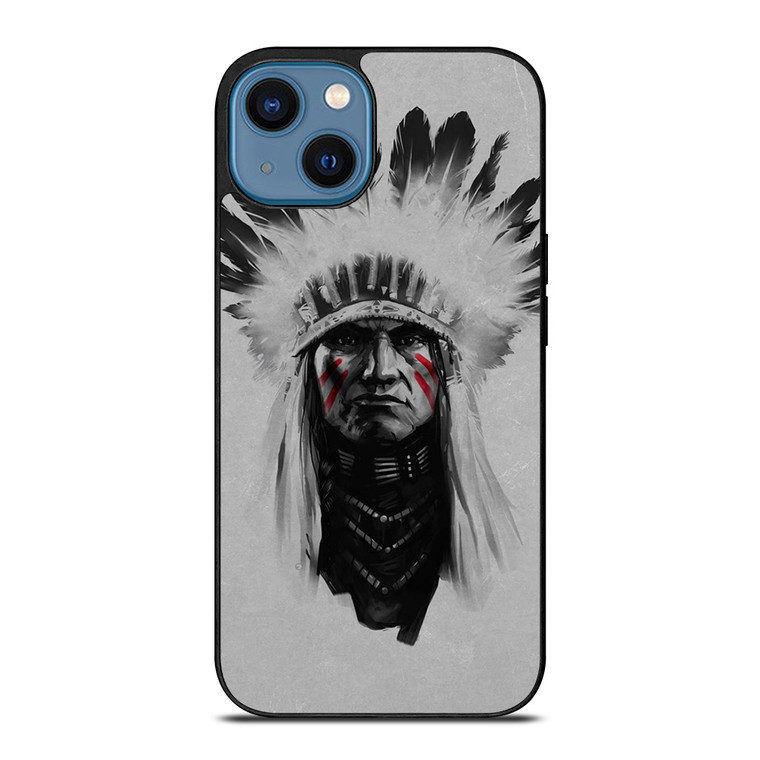 INDIAN TRIBES ART iPhone 14 Case Cover