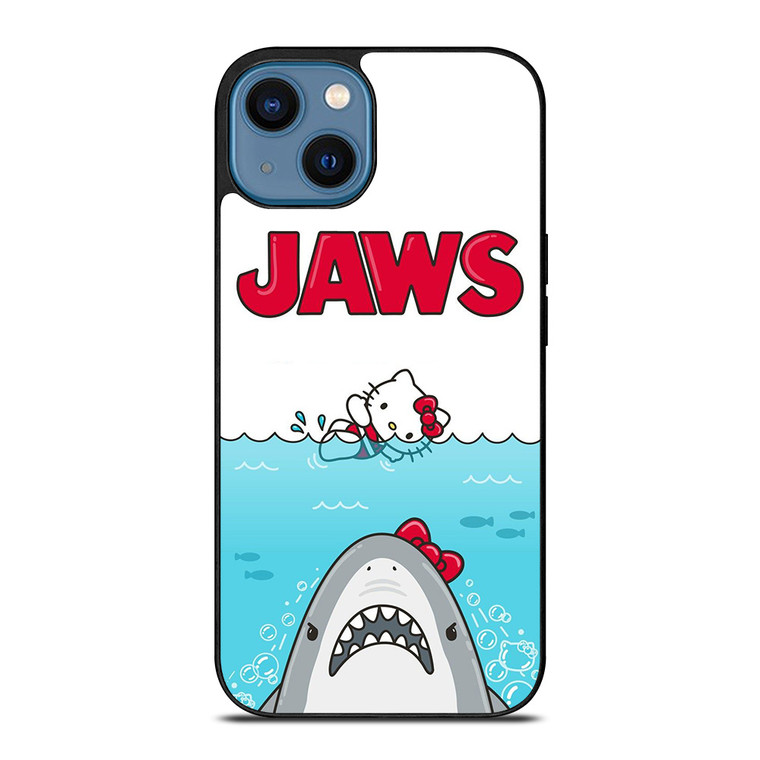 JAWS HELLO KITTY iPhone 14 Case Cover