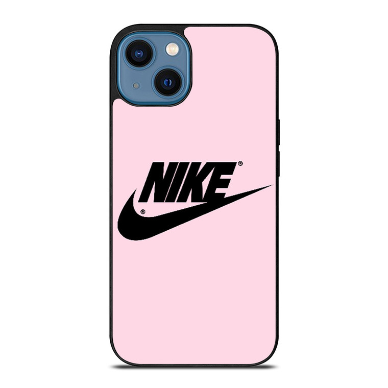 NIKE PINK LOGO iPhone 14 Case Cover