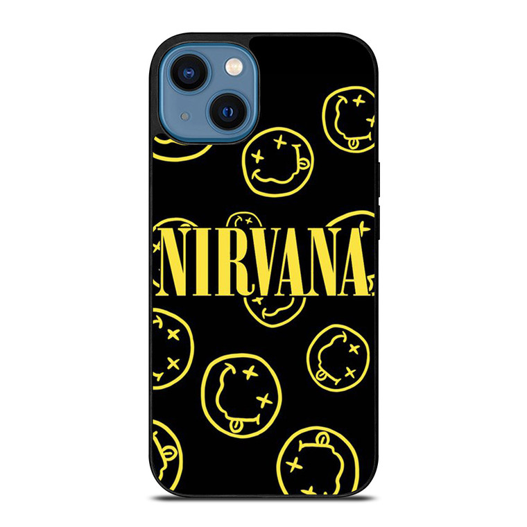 NIRVANA SMILEY COLLAGE iPhone 14 Case Cover