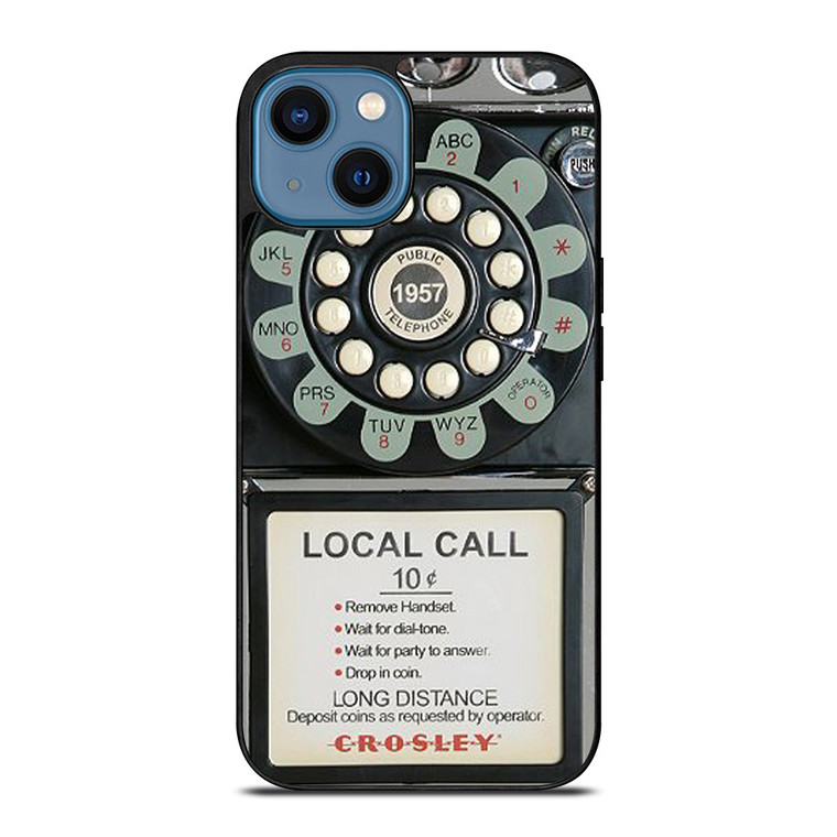 OLD PAYPHONE RETRO iPhone 14 Case Cover