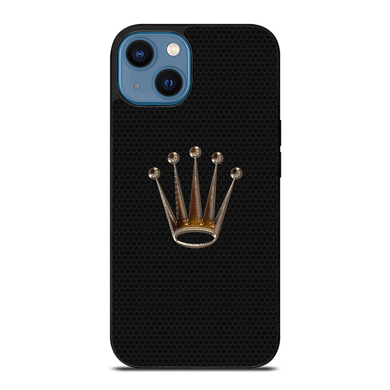 ROLEX WATCH CARBON LOGO iPhone 14 Case Cover