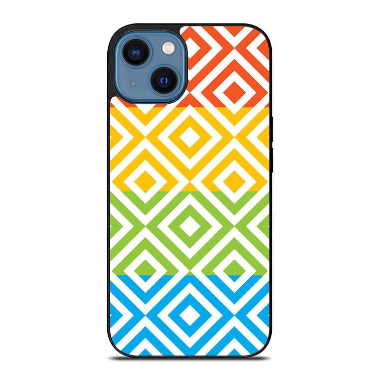 SQUARE PATTERN iPhone 14 Case Cover