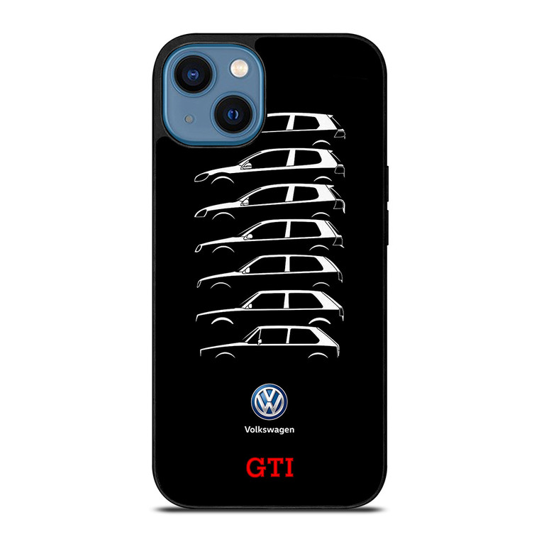 VW VOLKSWAGEN GOLF GTI EVOLUTION iPhone 14 Case Cover