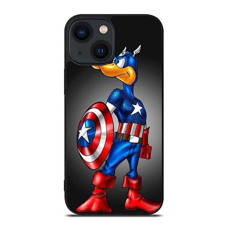 CAPTAIN AMERICA DAFFY DUCK iPhone 14 Plus Case Cover