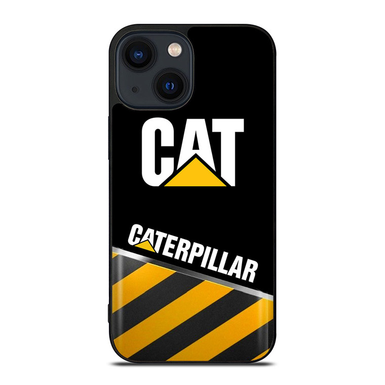 CAT CATERPILLAR STRIPE LOGO iPhone 14 Plus Case Cover