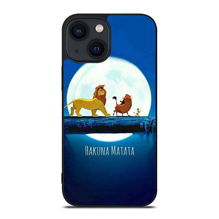 DISNEY HAKUNA MATATA LION KING iPhone 14 Plus Case Cover