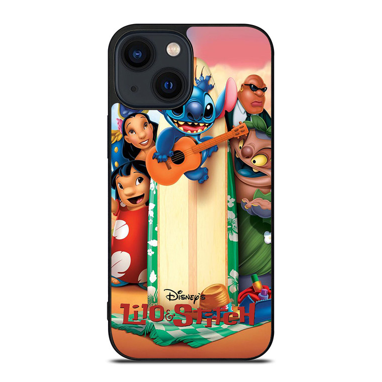 DISNEY LILO & STITCH CARTOON iPhone 14 Plus Case Cover