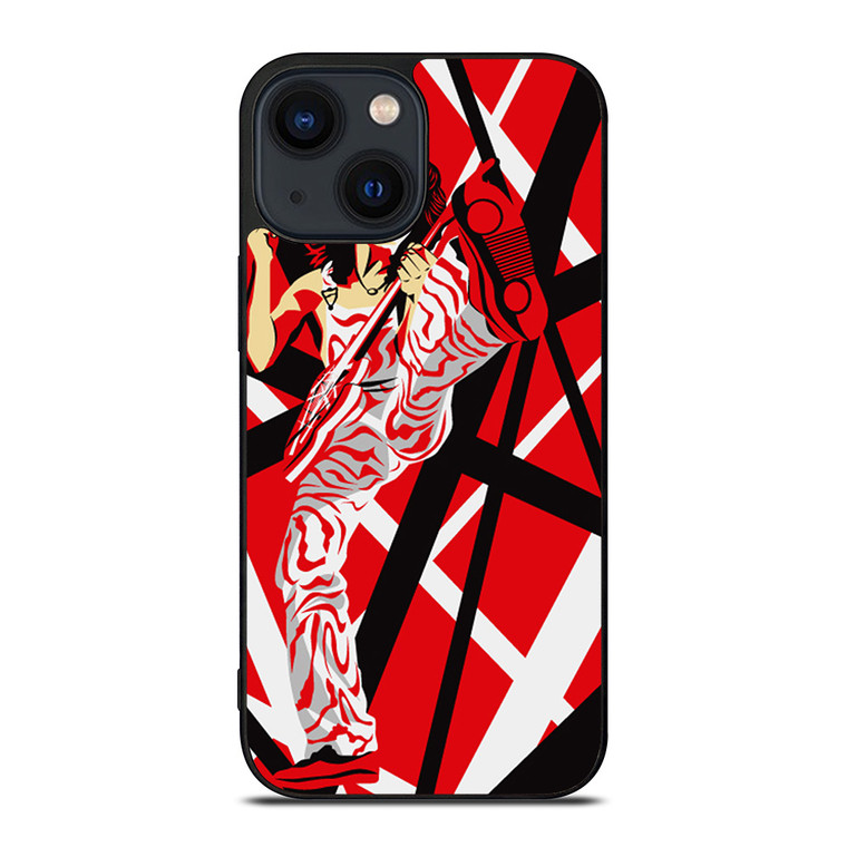 EDDIE VAN HALEN GUITAR CARTOON iPhone 14 Plus Case Cover