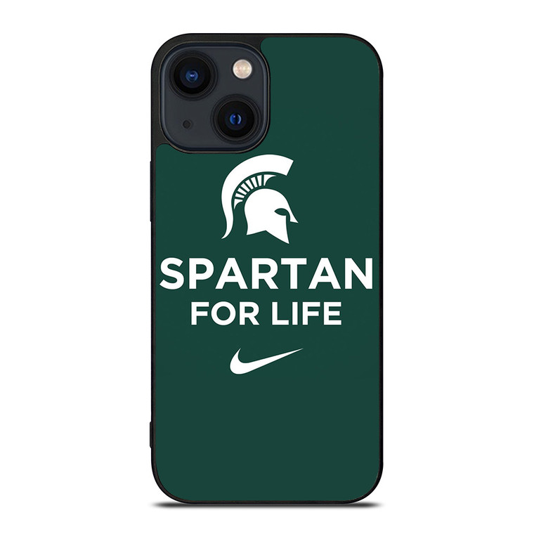 MICHIGAN STATE SPARTAN FOR LIFE iPhone 14 Plus Case Cover