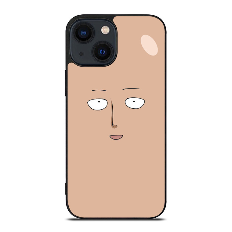 ONE PUNCH MAN SAITAMA FUNNY FACE iPhone 14 Plus Case Cover