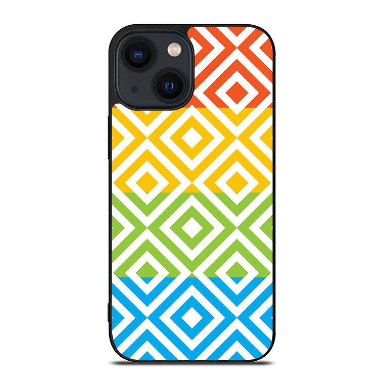 SQUARE PATTERN iPhone 14 Plus Case Cover