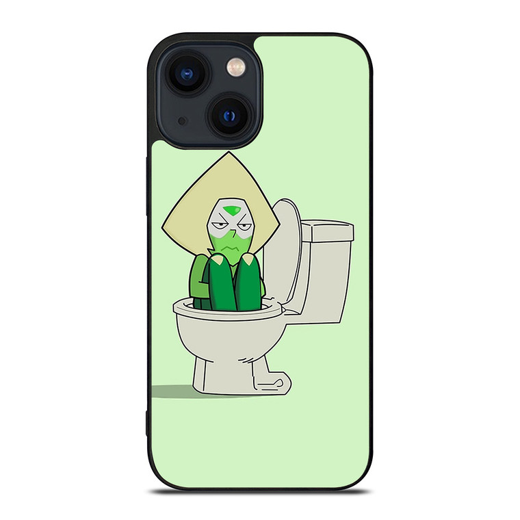 STEVEN UNIVERSE PERIDOT IN TOILET iPhone 14 Plus Case Cover