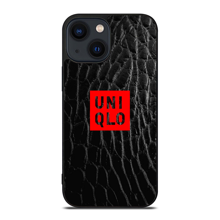 UNIQLO LOGO SNAKE SKIN iPhone 14 Plus Case Cover