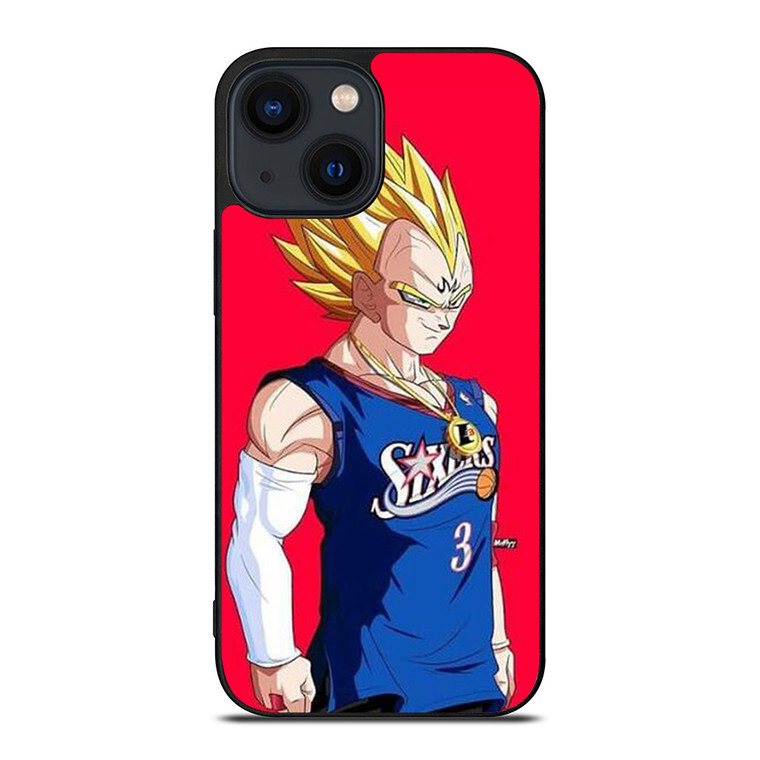 VEGETA DRAGON BALL PHILADELPHIA SIXERS iPhone 14 Plus Case Cover